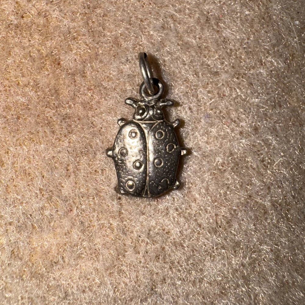 Sterling Silver Ladybug Pendant